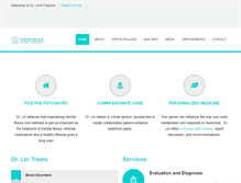 Tablet Screenshot of drheatherlin.com